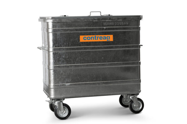 Ein Stahlcontainer 600 Liter