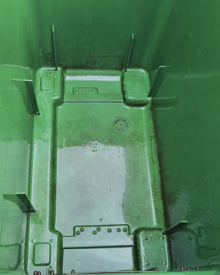 sauberer Biocontainer nach der Container-Reinigung der Contreag