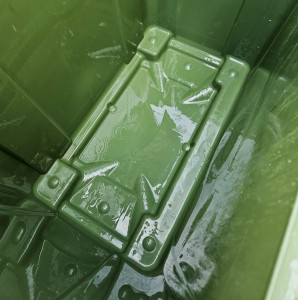Biocontainer sauber nach der Container-Reinigung der Contreag