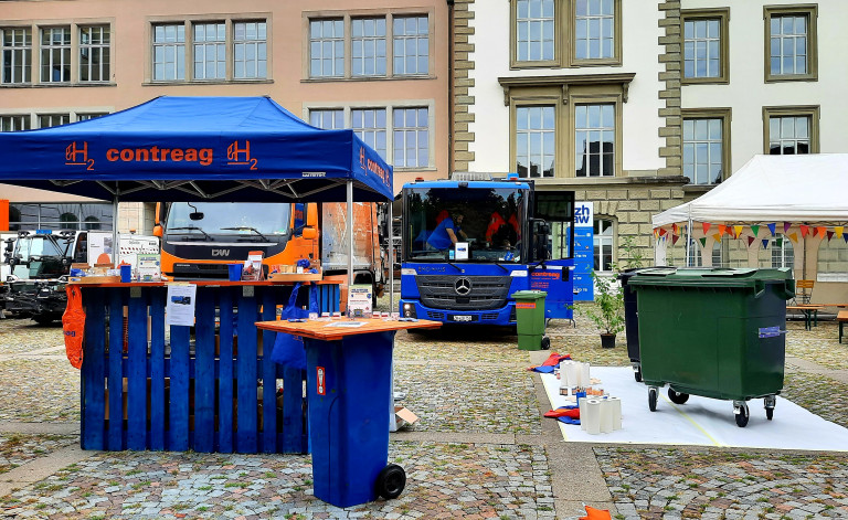 Contreag am Klimatag 2024 in Winterthur mit einem Stand