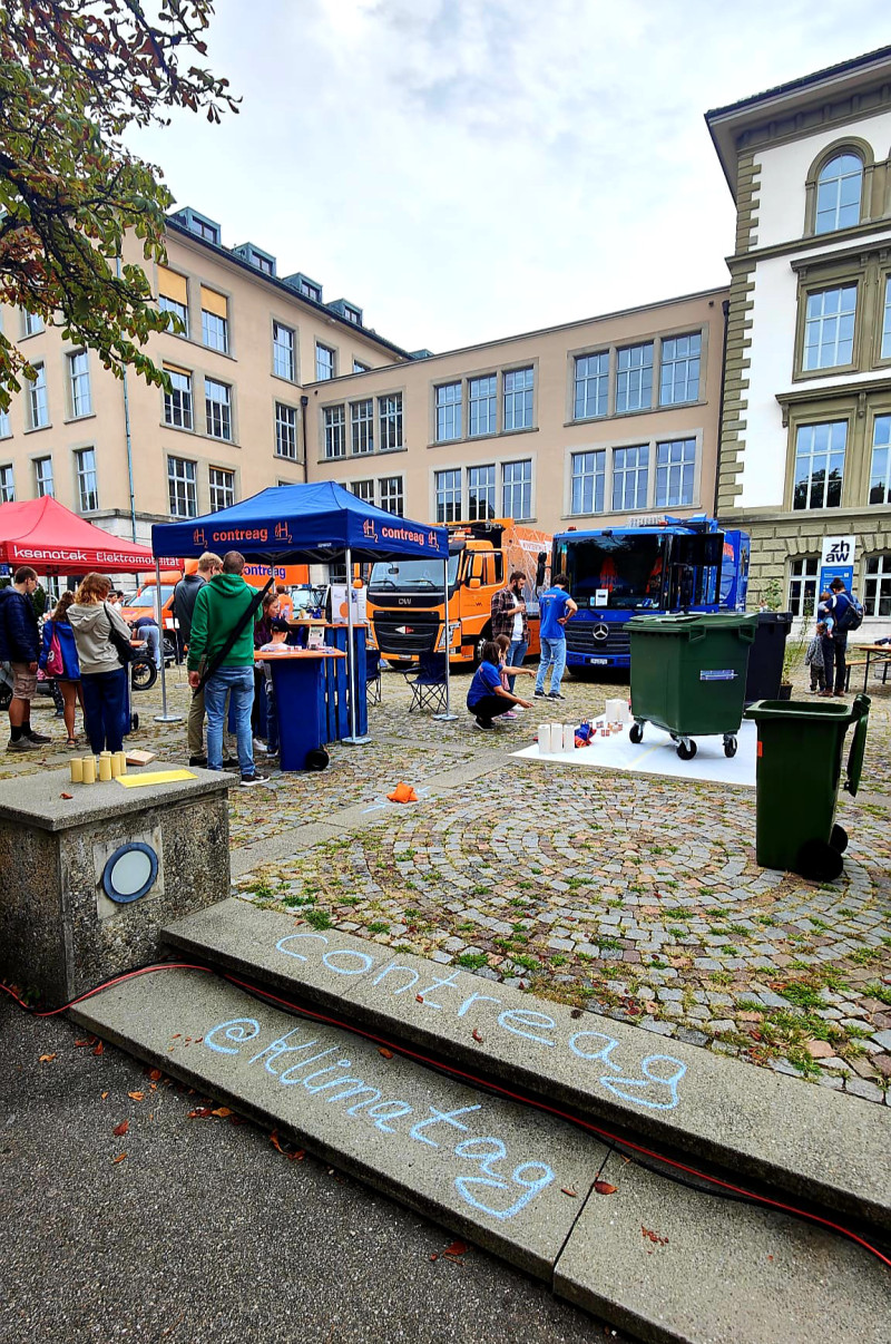 Contreag am Klimatag 2024 in Winterthur mit einem Stand