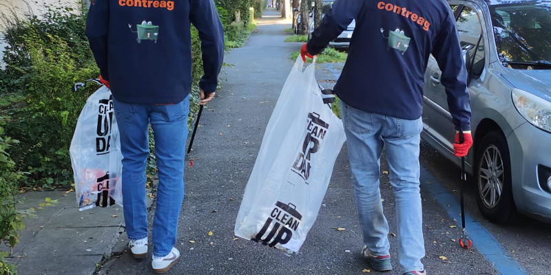 Contreag nimmt am clean up day 2025 teil
