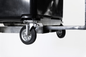 Gabelstaplertaschen für Abfallcontainer von der Contreag