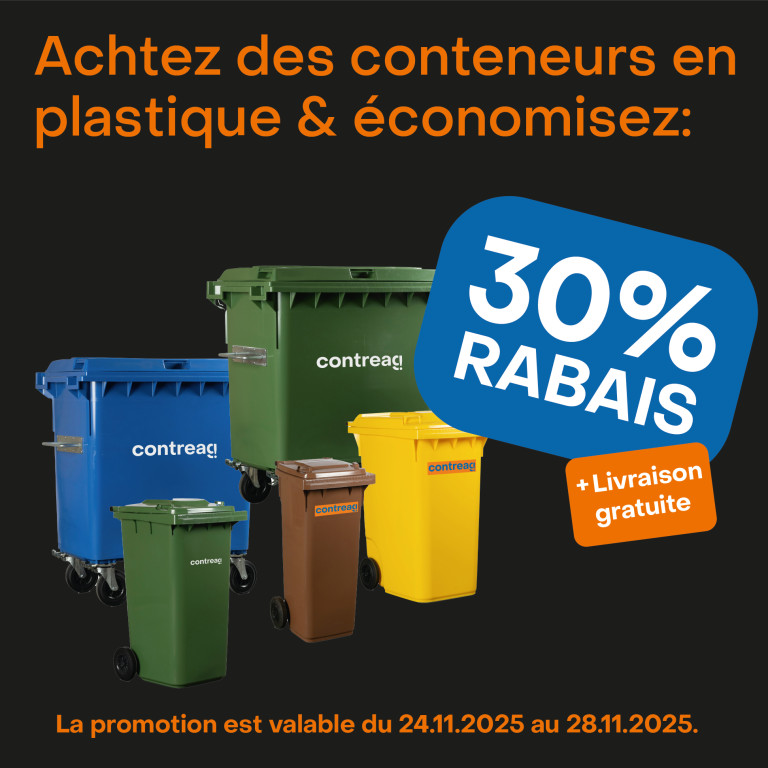 Black Friday Rabattangebot für Container der Contreag 2025