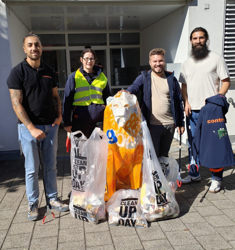 Contreag nimmt am clean up day 2025 teil