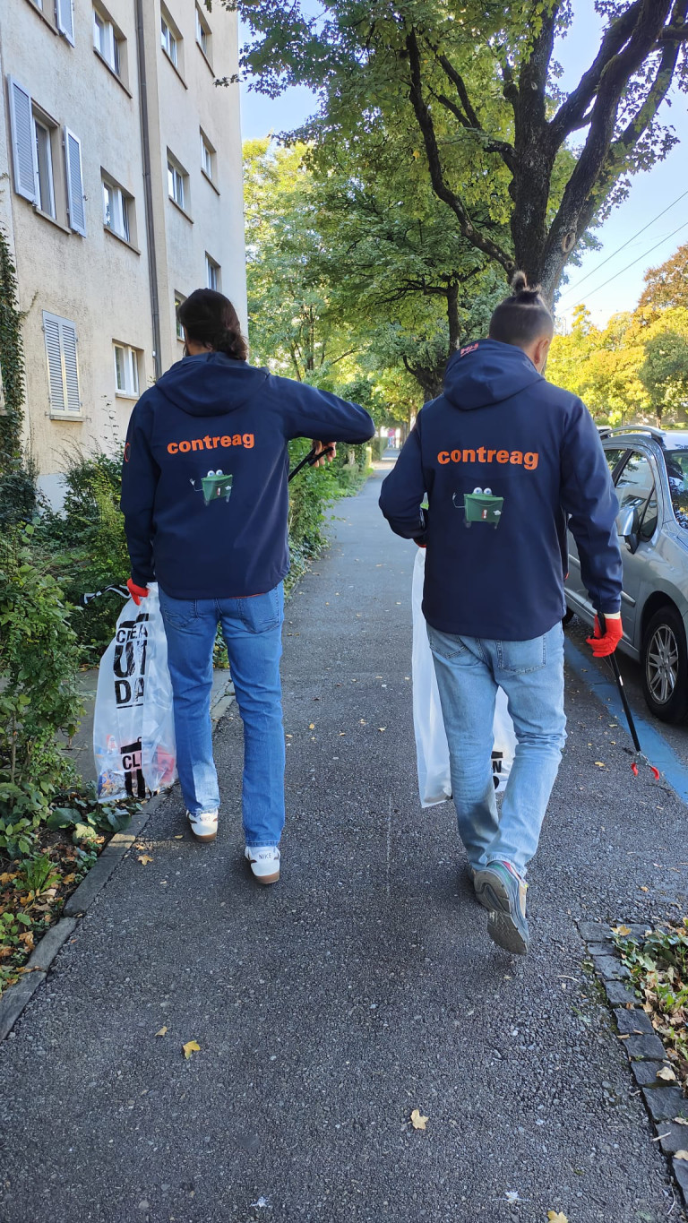 Contreag nimmt am clean up day 2025 teil