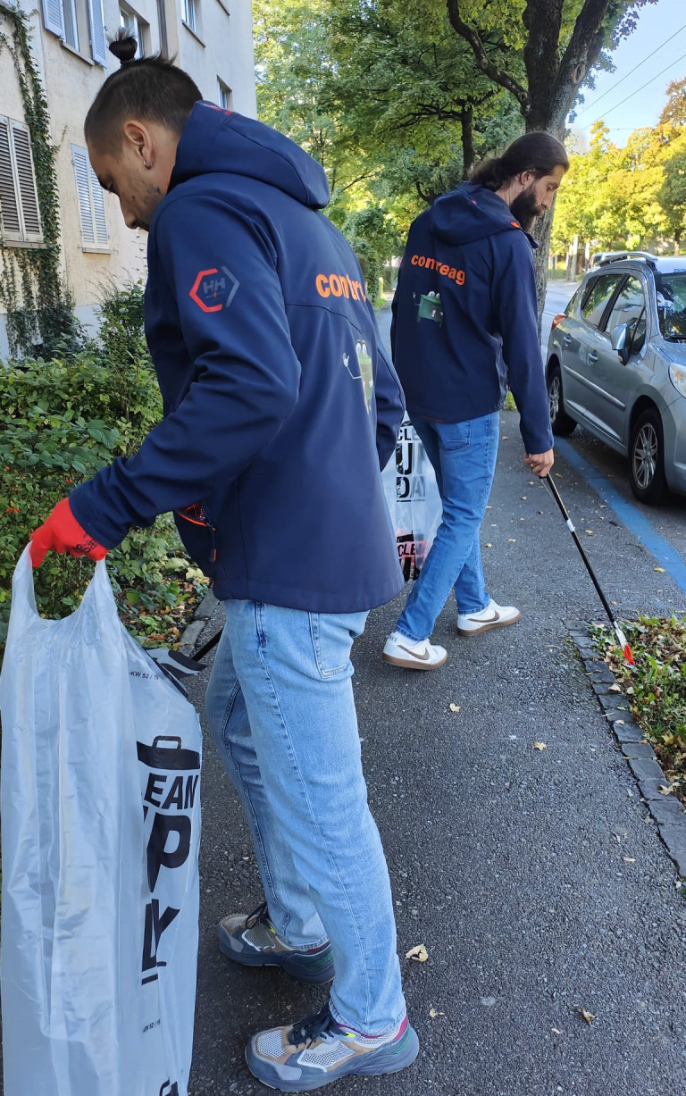 Contreag nimmt am clean up day 2025 teil