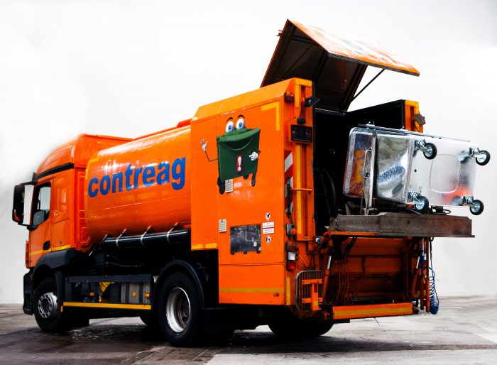 Contreag Container-Reinigung Reinigungsfahrzeug Mercedes 18t